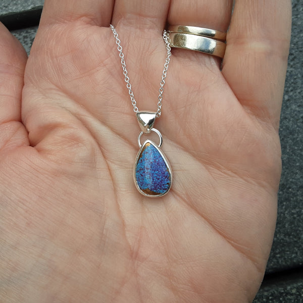 Dainty Mohave Turquoise Pendant
