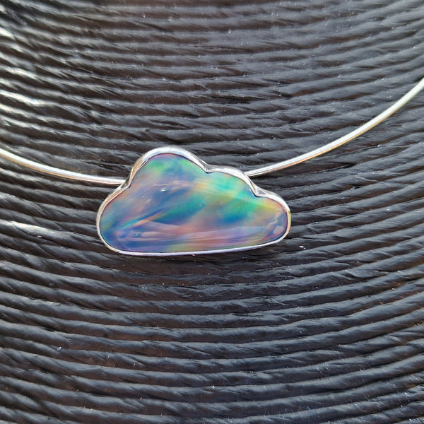 Aurora Opal Floating Cloud Pendant