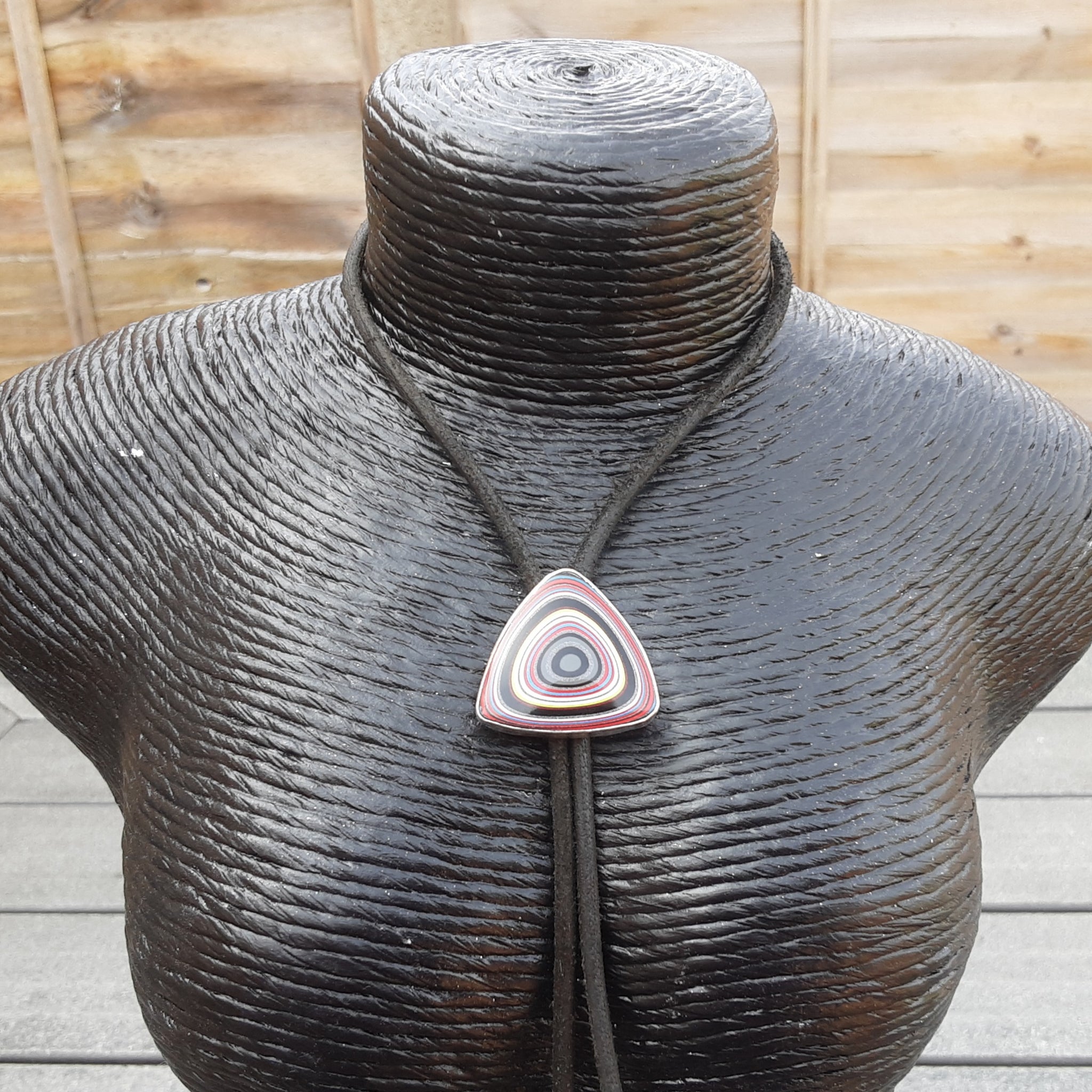 Fordite Bolo Tie