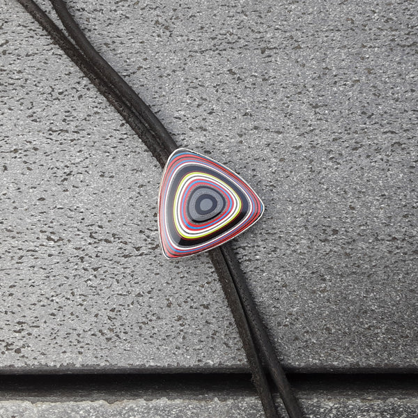 Fordite Bolo Tie