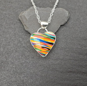 Surfite Heart Pendant