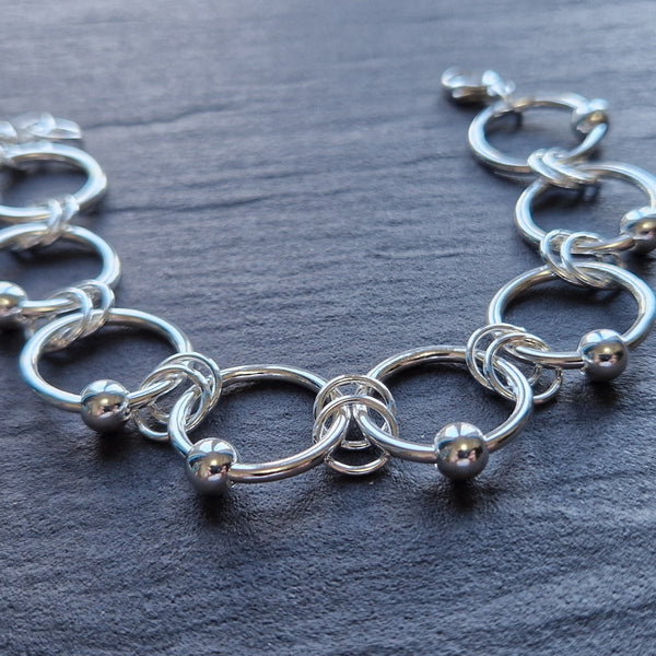 Sterling Silver Fidget Bracelet