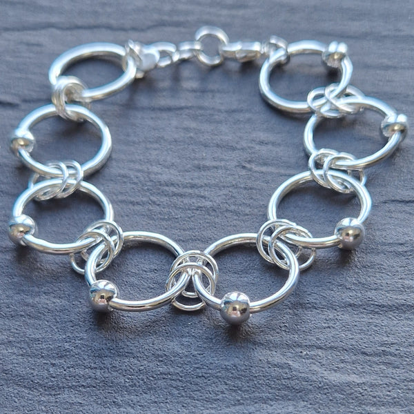 Sterling Silver Fidget Bracelet