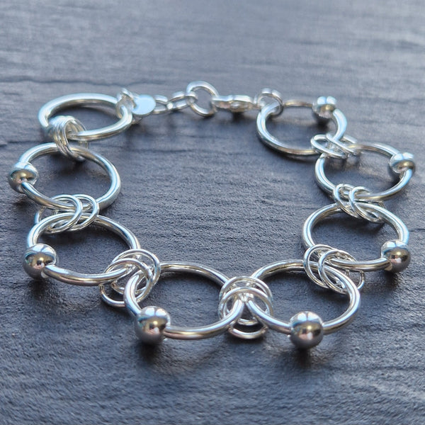 Sterling Silver Fidget Bracelet