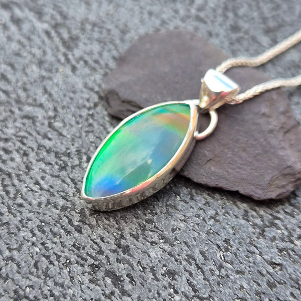Green Aurora Opal Pendant