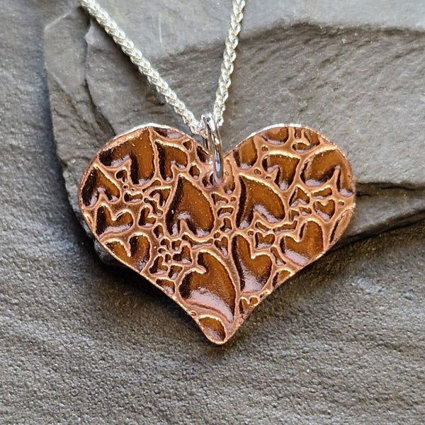 Copper Heart Pendant