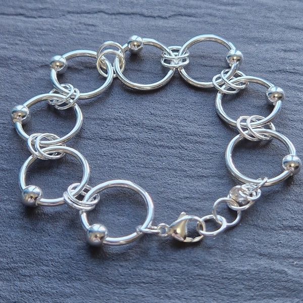 Sterling Silver Fidget Bracelet