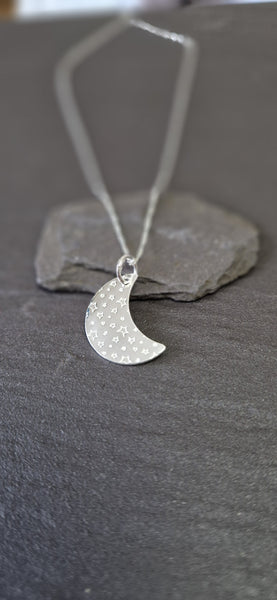 Medium Moon and Stars Pendant