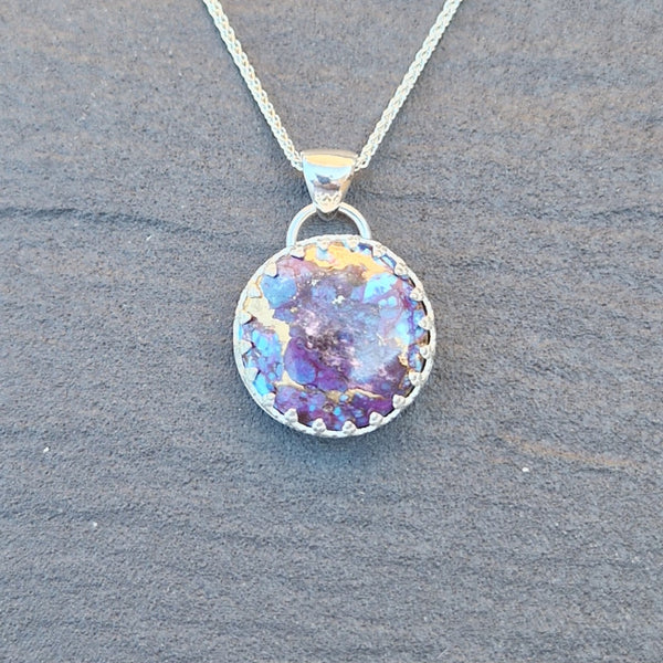 Mohave Purple Kingman Composite Pendant