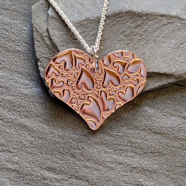 Copper Heart Pendant