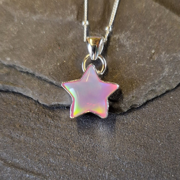 Aurora Opal Star Pendant