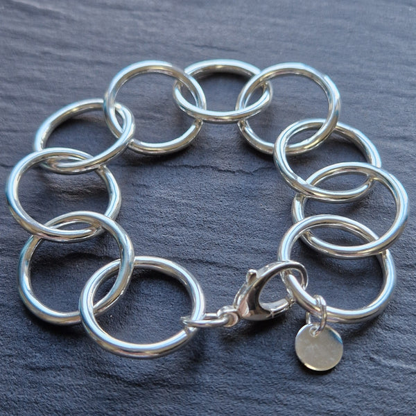 Chunky Sterling Silver Bracelet