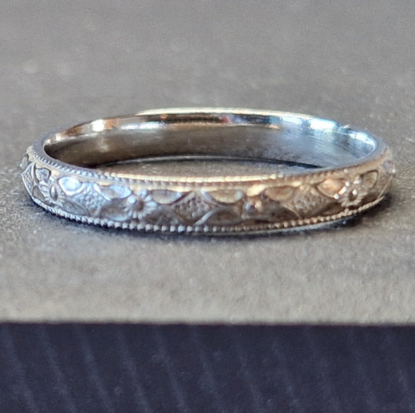 Patterned Stacking Ring - Various Sizes