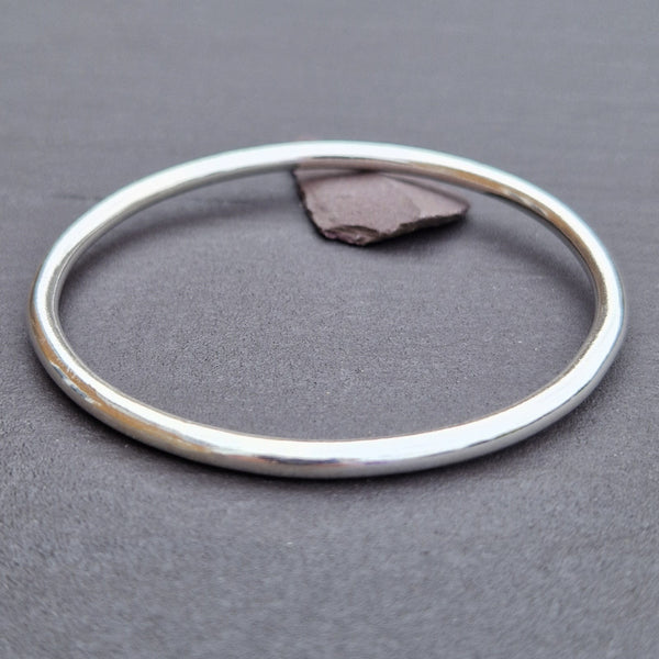 Chunky Sterling Silver Bangle