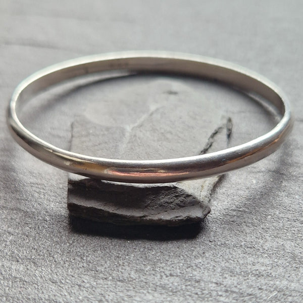 Classic D-Profile Bangle - Small/Medium