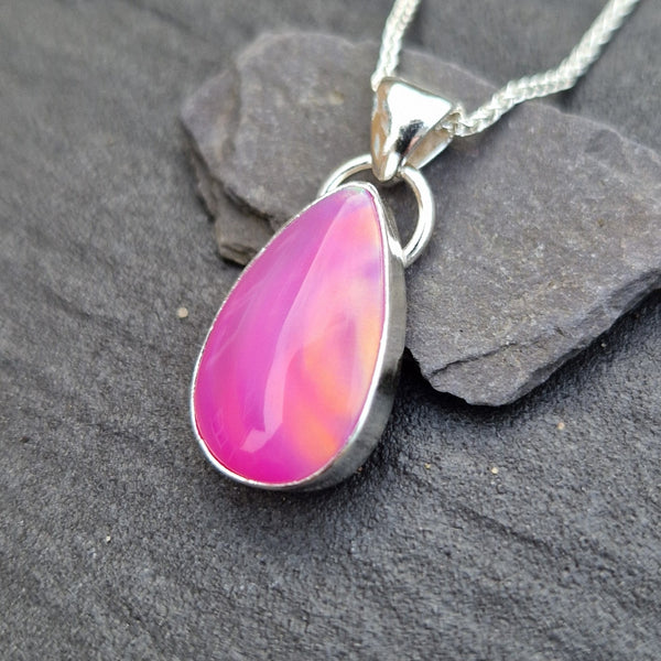 Pink Aurora Opal Pendant
