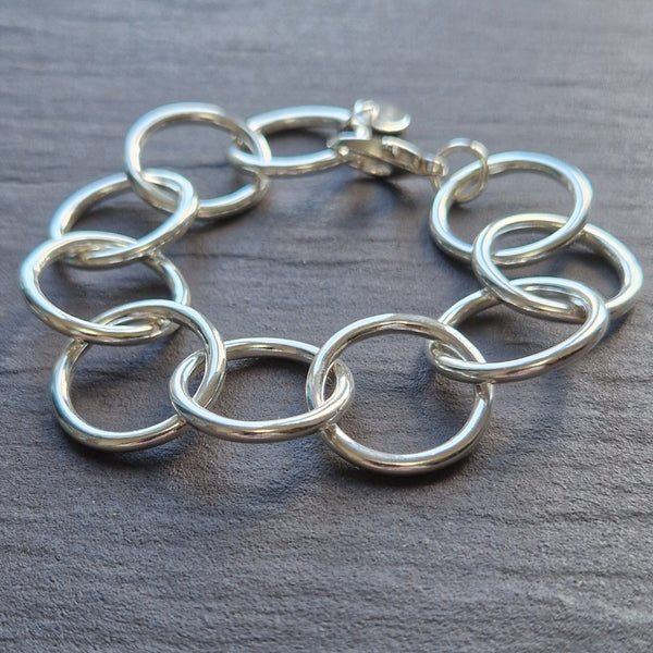 Chunky Sterling Silver Bracelet