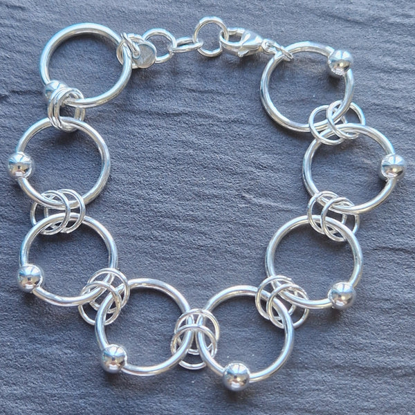 Sterling Silver Fidget Bracelet