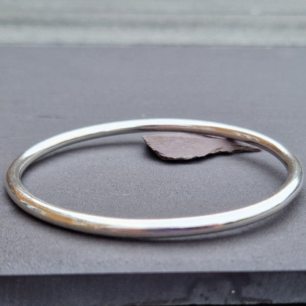 Chunky Sterling Silver Bangle