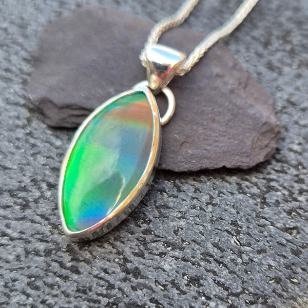 Green Aurora Opal Pendant